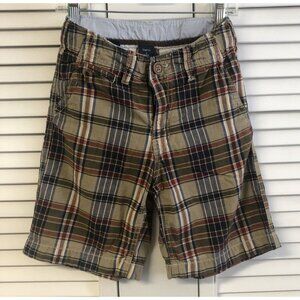 Gap Size 6 Brown Plaid Shorts